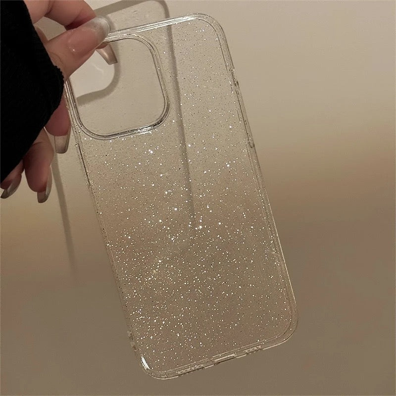 Glitter Shockproof Transparent iPhone Bling Clear Case