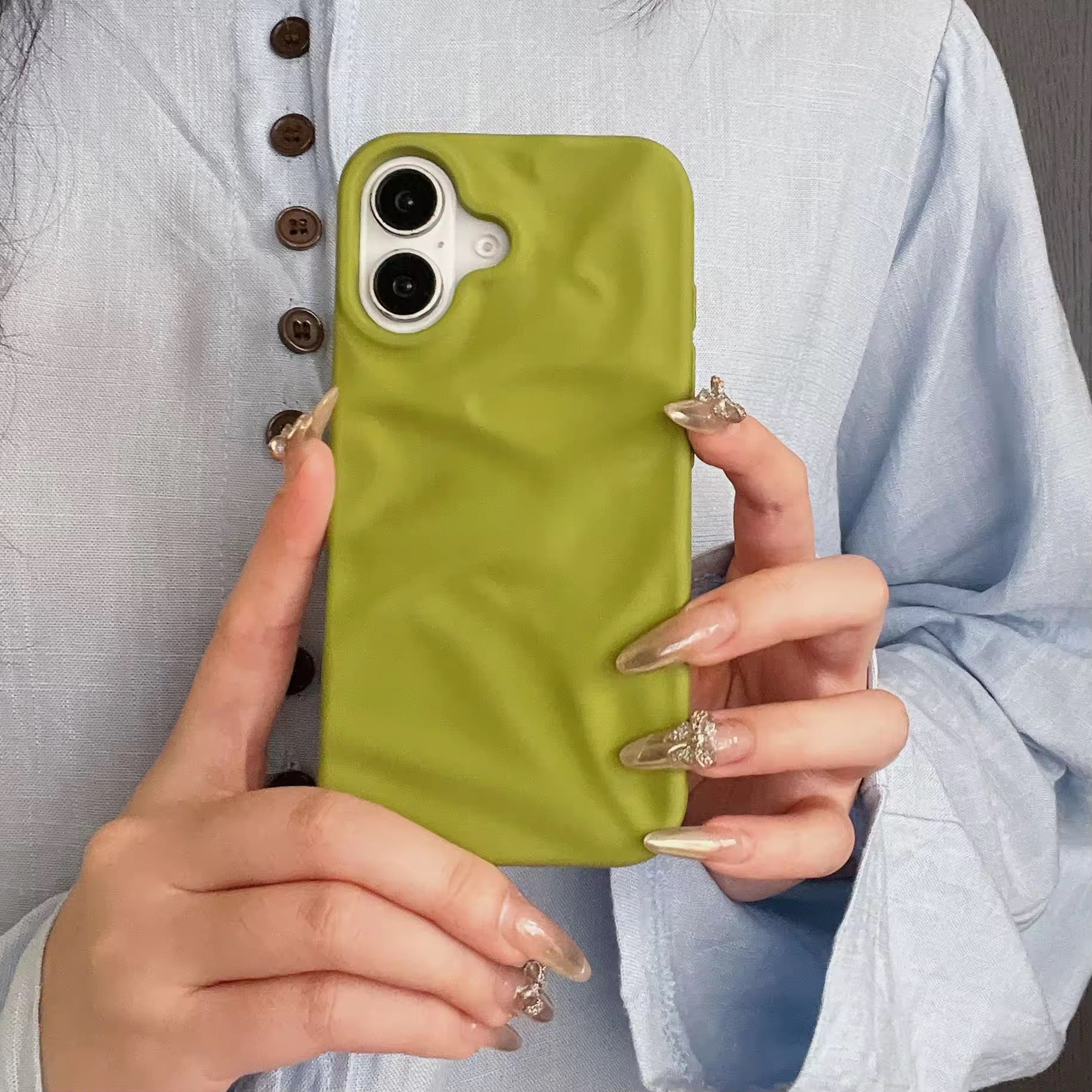 Matte Wrinkle Textured Pre-Order iPhone Silicone Case