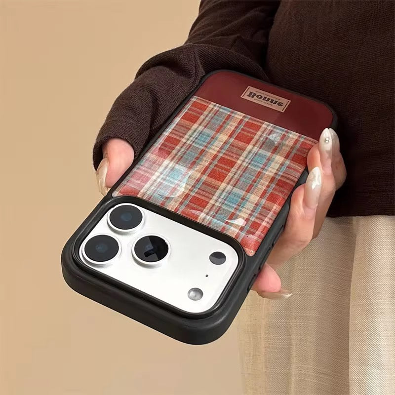 Vintage Wine Glossy Black Bumper Pre-Order iPhone Case