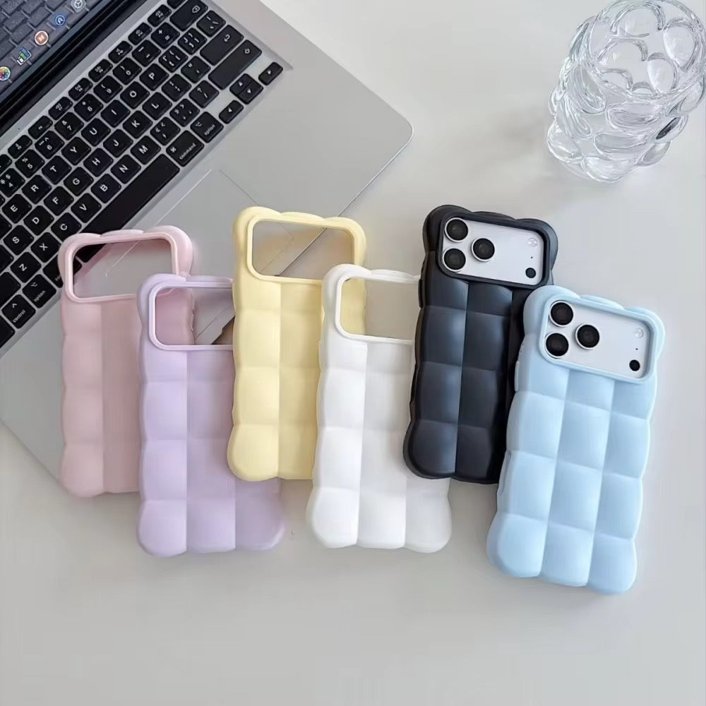 Fluffy Cloud Silicone Candy Colors Pre-Order iPhone Case