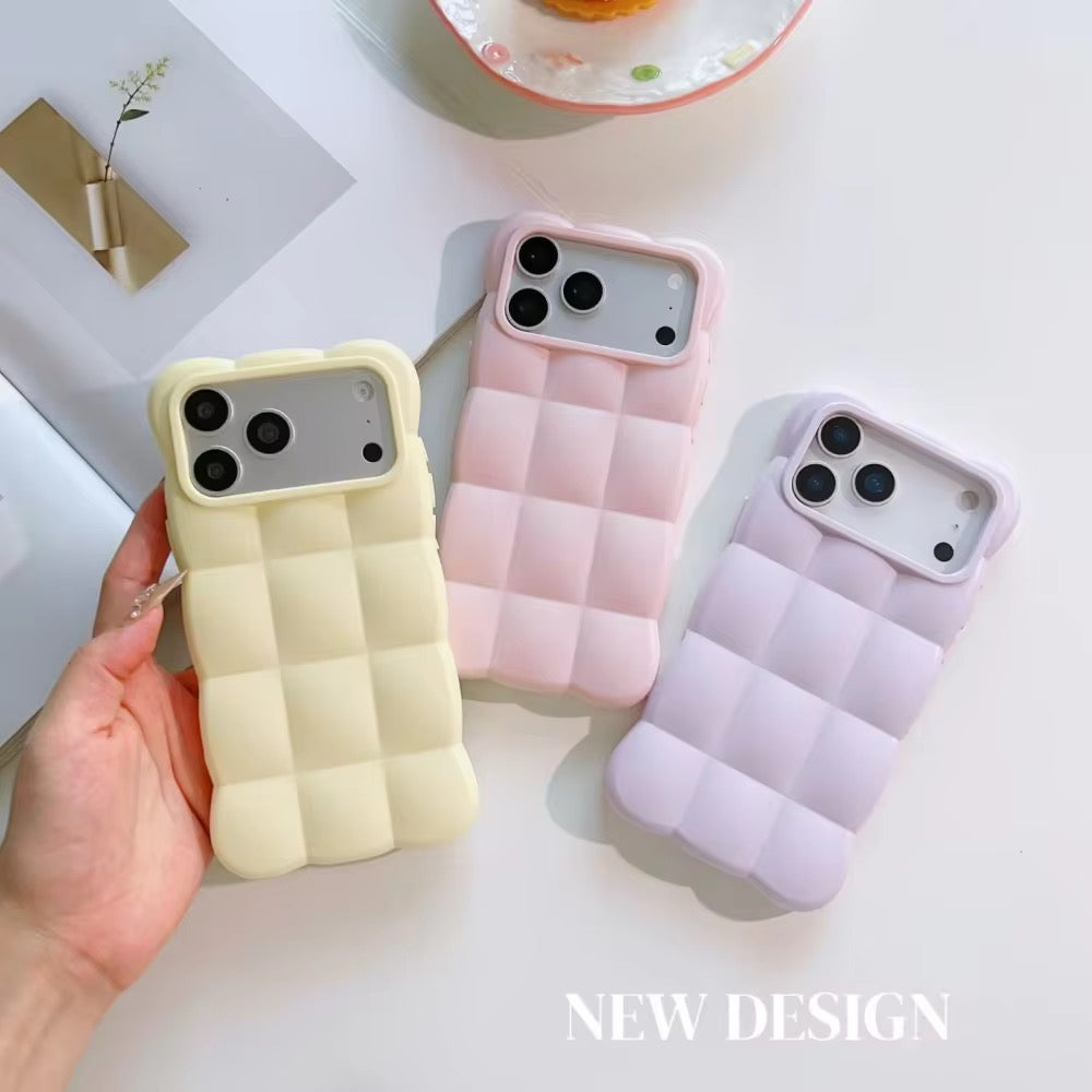 Fluffy Cloud Silicone Candy Colors Pre-Order iPhone Case