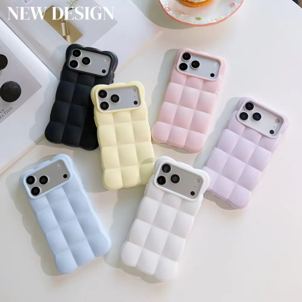 Fluffy Cloud Silicone Candy Colors Pre-Order iPhone Case