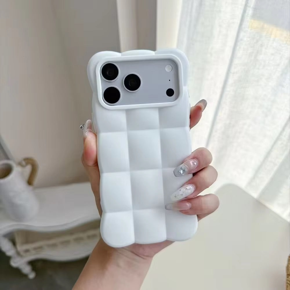 Fluffy Cloud Silicone Candy Colors Pre-Order iPhone Case