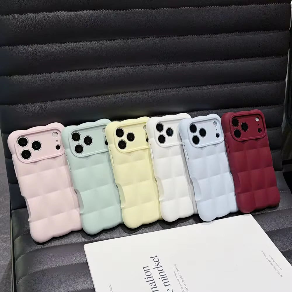 Camera Lens Protection Fluffy Cloud Silicone Pre-Order iPhone Case