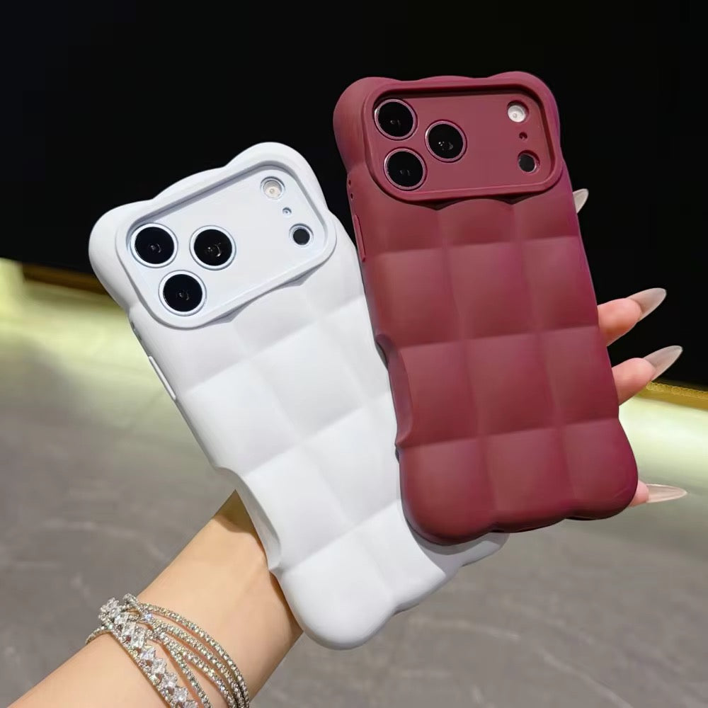 Camera Lens Protection Fluffy Cloud Silicone Pre-Order iPhone Case