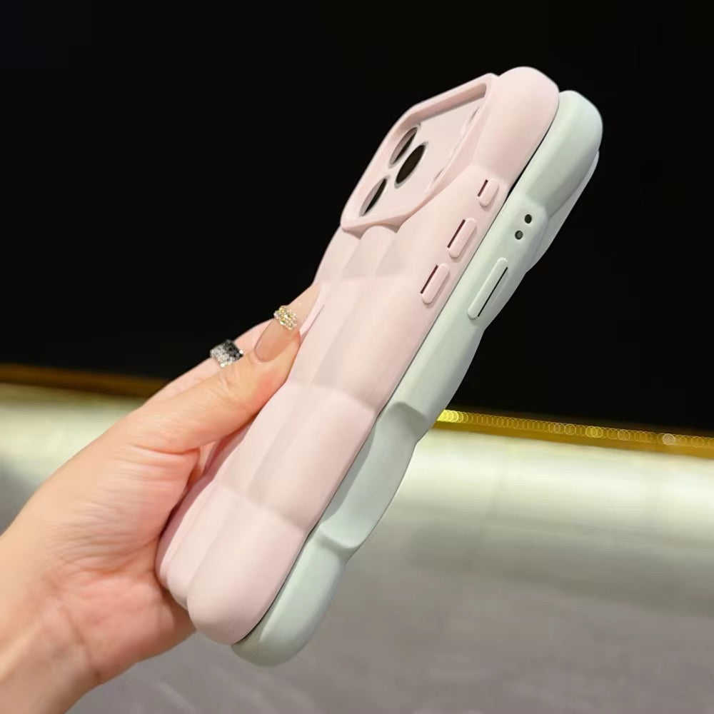 Camera Lens Protection Fluffy Cloud Silicone Pre-Order iPhone Case