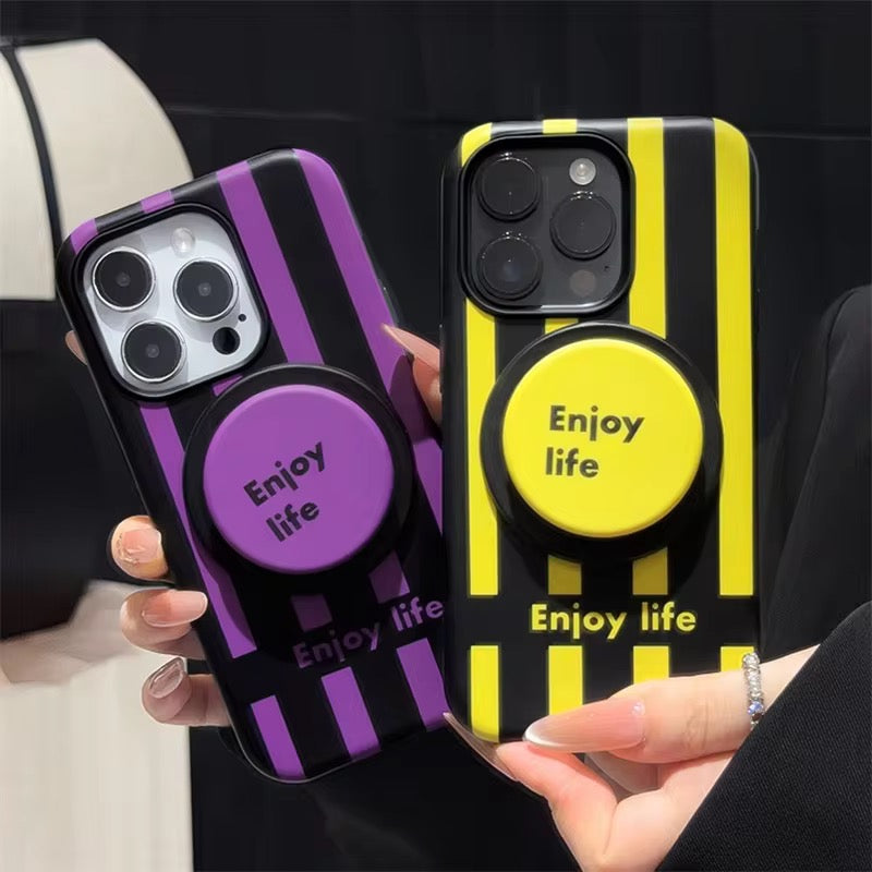 Enjoy Life European American Style Magsafe Magnetic Phone Holder iPhone Pre-Order Case