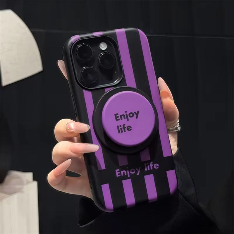 Enjoy Life European American Style Magsafe Magnetic Phone Holder iPhone Pre-Order Case