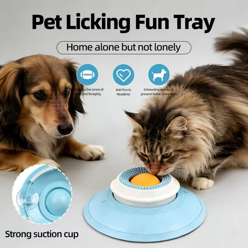 Pet Anti-Tipping Slow Feeding Pre-Order Dog Cat Licking Fun Feeder Bowl