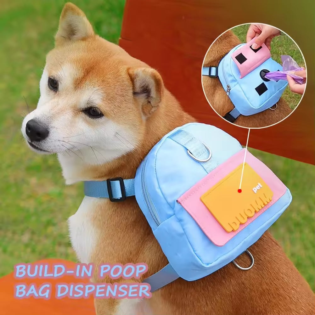 Pet Travel Hiking Dog Bagpack Pre-Order Adjustable Buckle Bag For Small & Medium Dogs