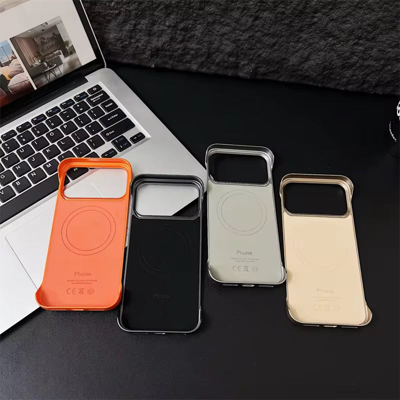 Premium Rimless Leather Magnetic Pre-Order Luxury Case