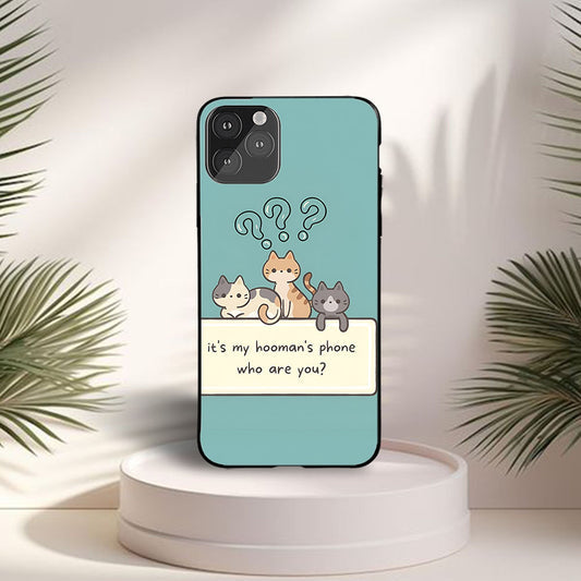 Curious Cats Custom Glossy Metal Bumper Case