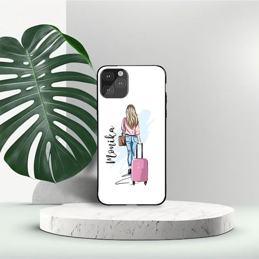 Travelling Canucks Name Custom Glossy Metal Bumper Case