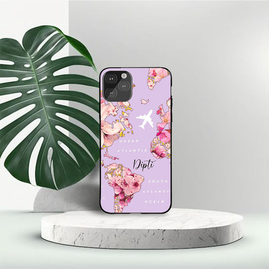 Ocean Atlantic Travel Custom Glossy Metal Bumper Case
