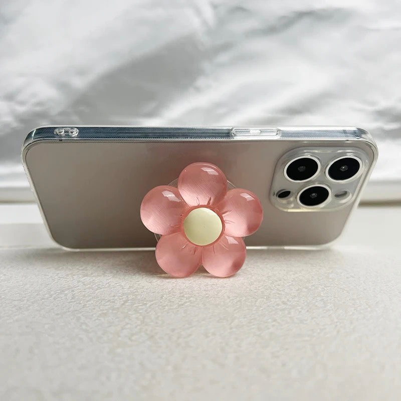 Cute Pastel Colors Flower Floral Gripper Phone Holder Bracket