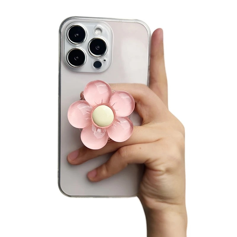 Cute Pastel Colors Flower Floral Gripper Phone Holder Bracket