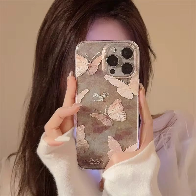 Dream Butterfly Shaded iPhone Pre-Order Transparent Case