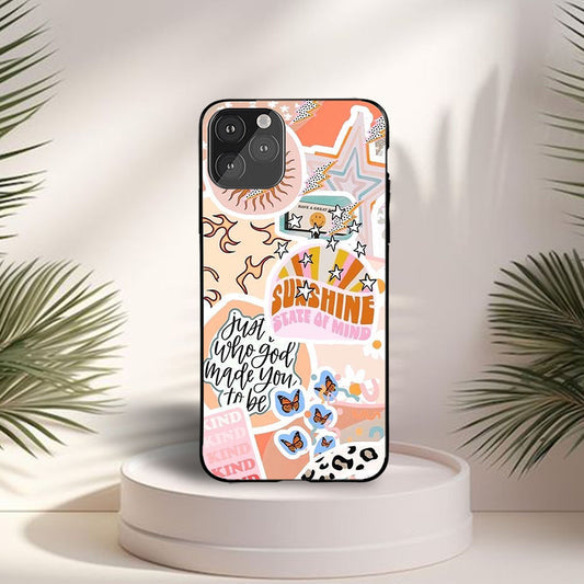 Aesthetic Sunshine Glossy Metal Bumper Case