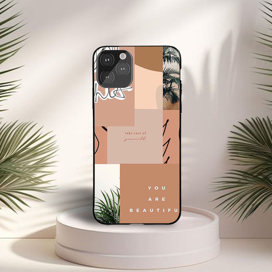 Aesthetic Beauty Glossy Metal Bumper Case