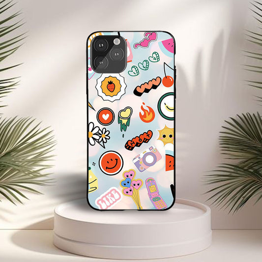 Aesthetic Love Like Glossy Metal Bumper Case