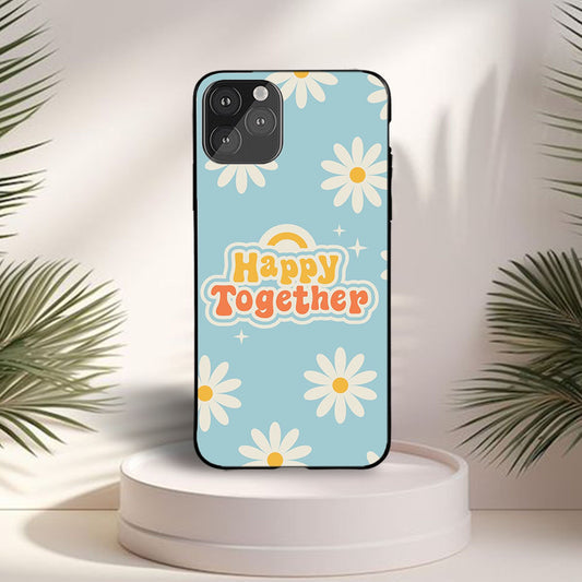 Aesthetic Happy Together Custom Glossy Metal Bumper Case