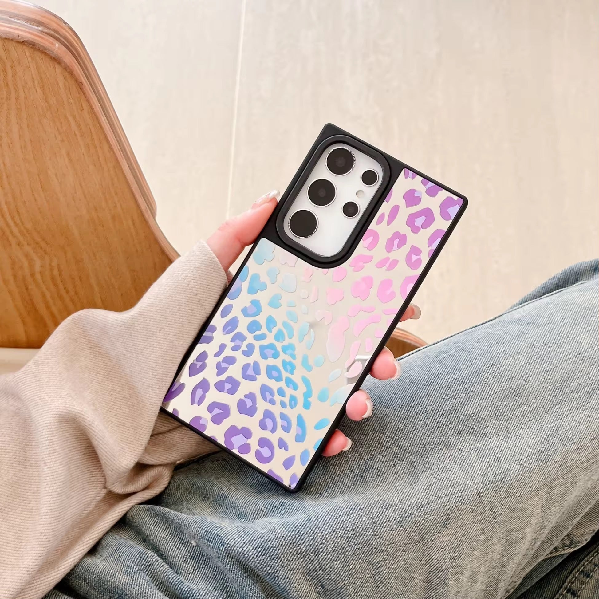 Samsung Leopard Mirror Magentic Pre-Order Case