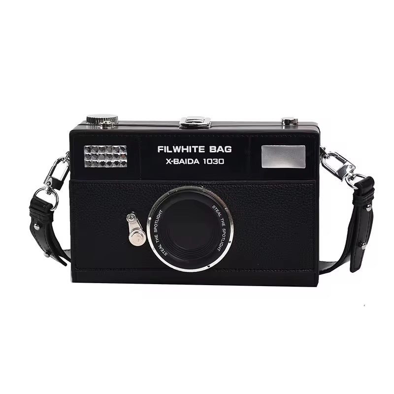 Retro Camera Inspired Mini Satchel Bag