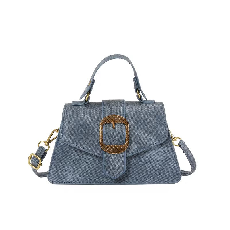 Vintage Buckle Crossbody Sling Bag