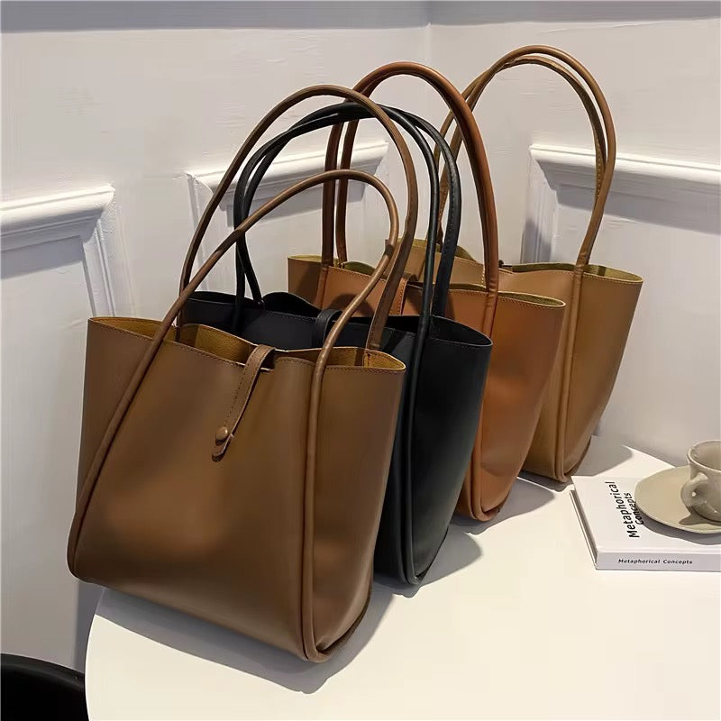 Timeless Classic Leather Tote Bag