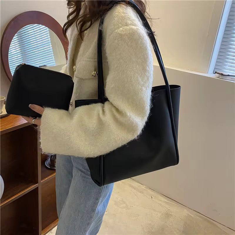 Timeless Classic Leather Tote Bag