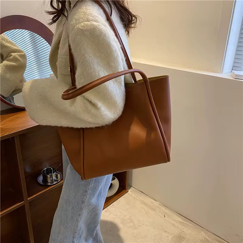 Timeless Classic Leather Tote Bag