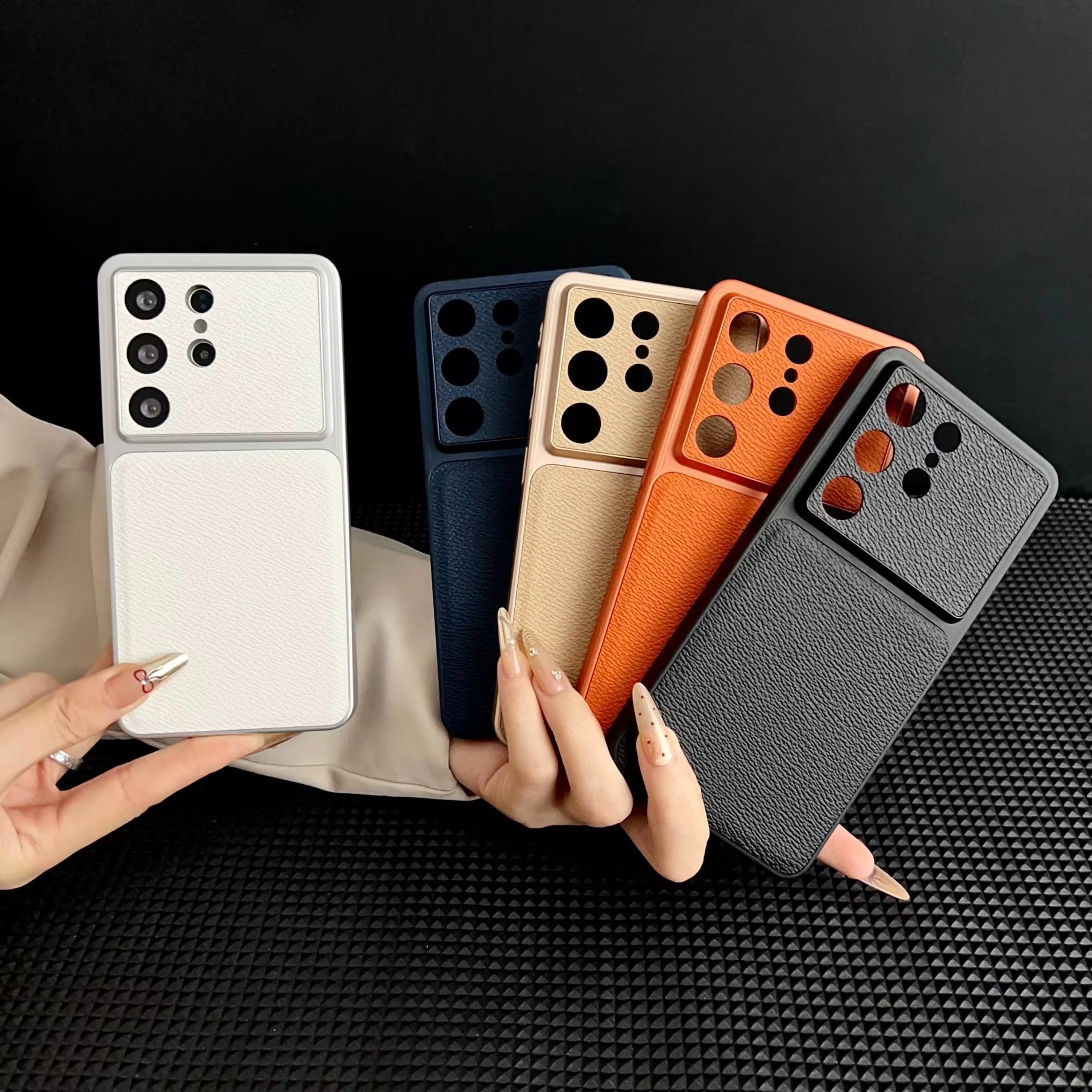 Samsung Small Grain Leather Pre-Order Hard Case