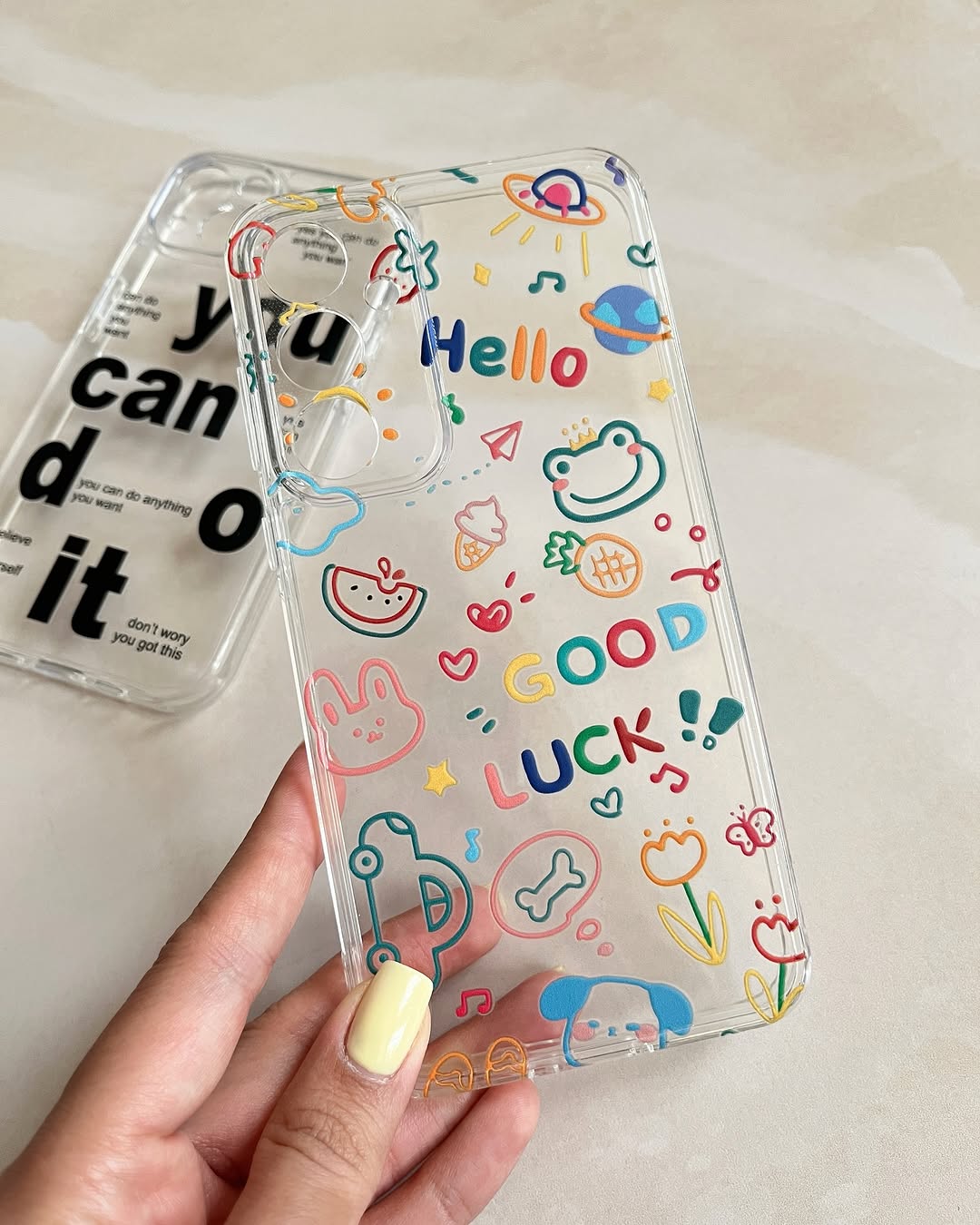 Positive Affirmation Custom Slim Soft Cases