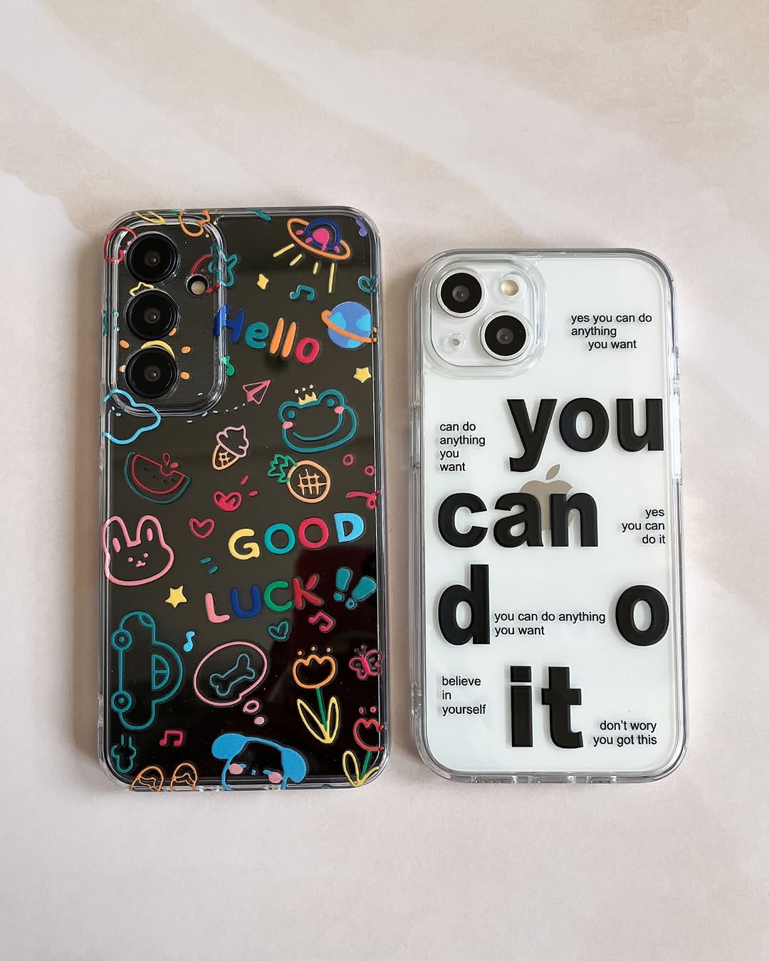 Positive Affirmation Custom Slim Soft Cases