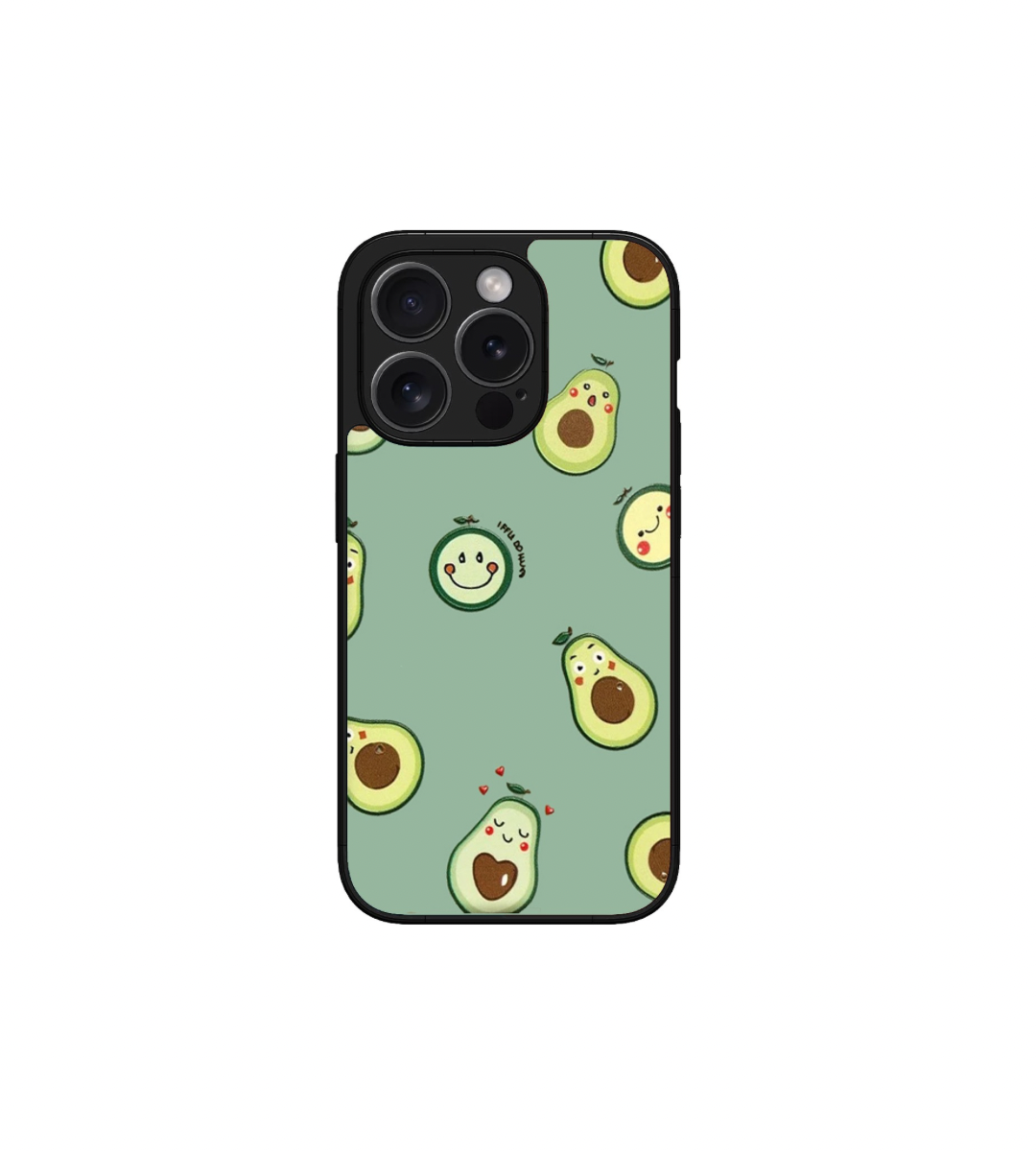 Avocado Custom Glossy Metal Bumper Case