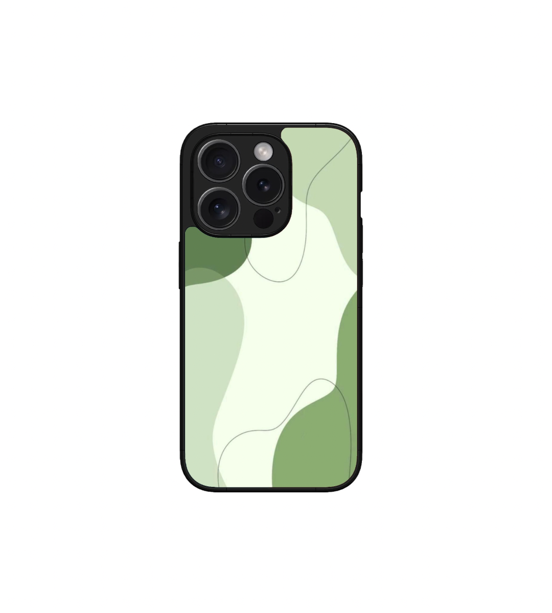 Green Shaded Custom Glossy Metal Bumper Case