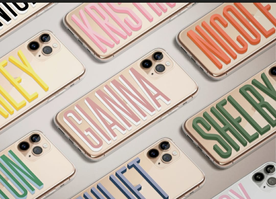 New Name Cute Color Custom Slim Soft Phone Case