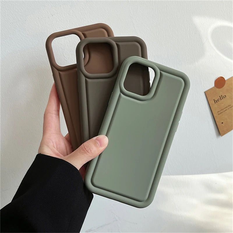 Basic Colors Liquid Silicone Bumper iPhone Case