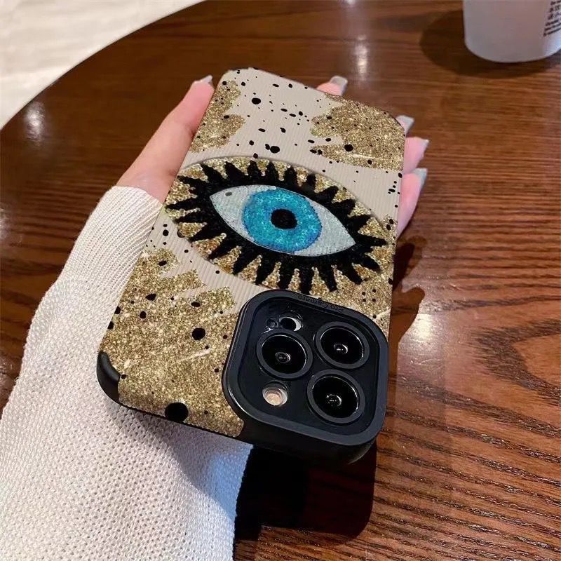 Samsung iPhone Evil Eye Textured Silicone Cases