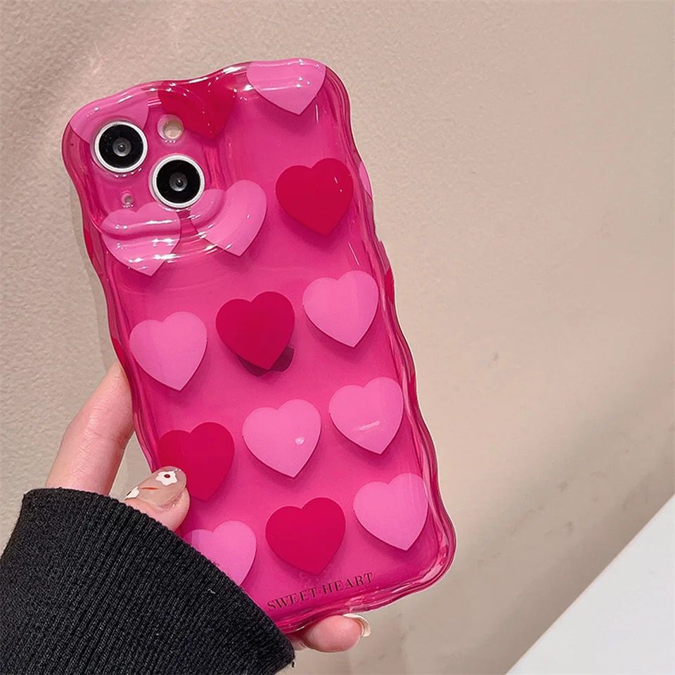 Lovely Sweet Pink Heart iPhone Only Case