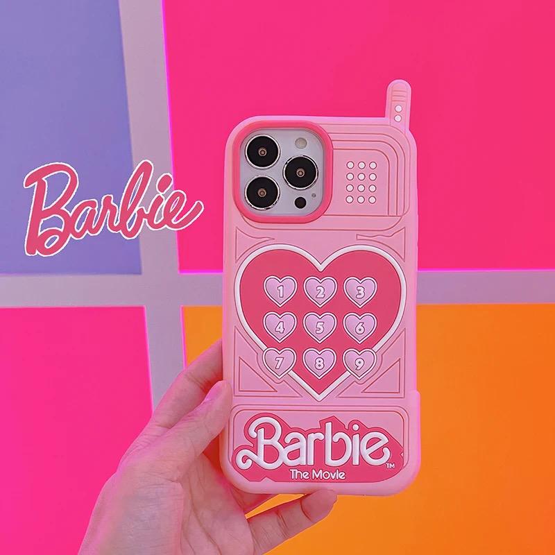 Barbie Princess Pink Phone iPhone Silicone Rubber Case