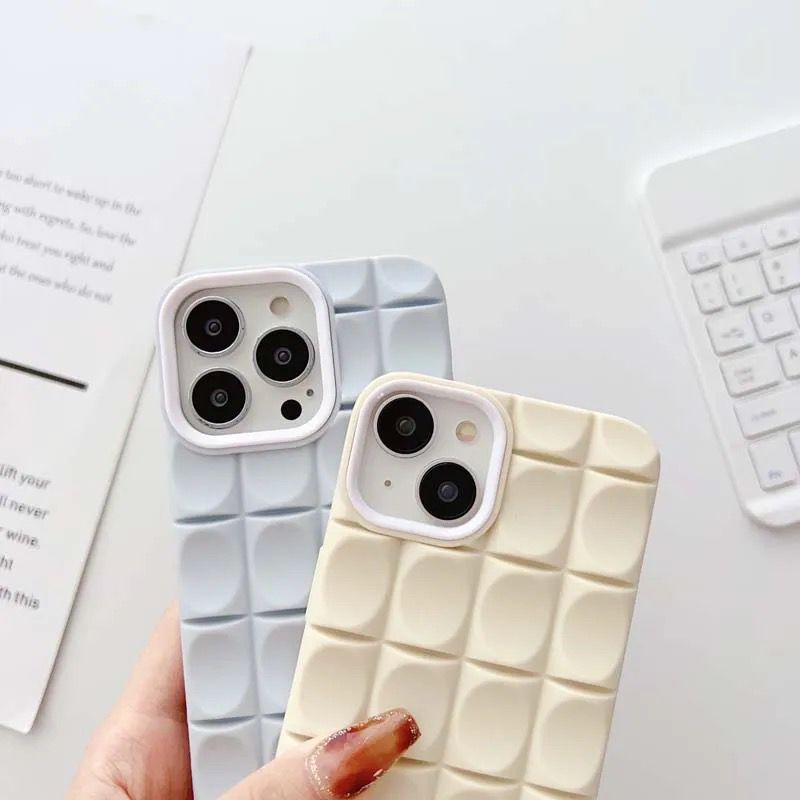 3D Cubic Bubble Silicone iPhone Rubber Case