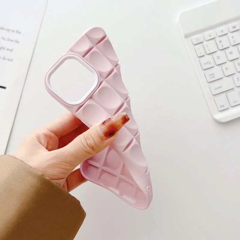 3D Cubic Bubble Silicone iPhone Rubber Case