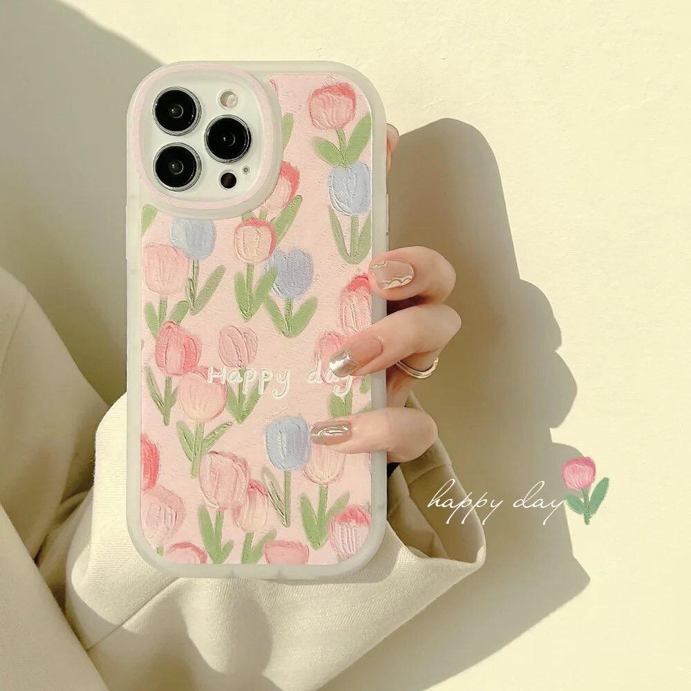 Happy Day iPhone Silicone Rubber Soft Case