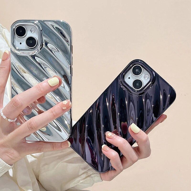 3D Glossy Textured iPhone Soft Case