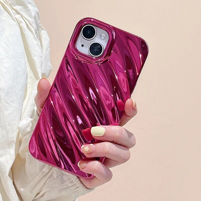 3D Glossy Textured iPhone Soft Case