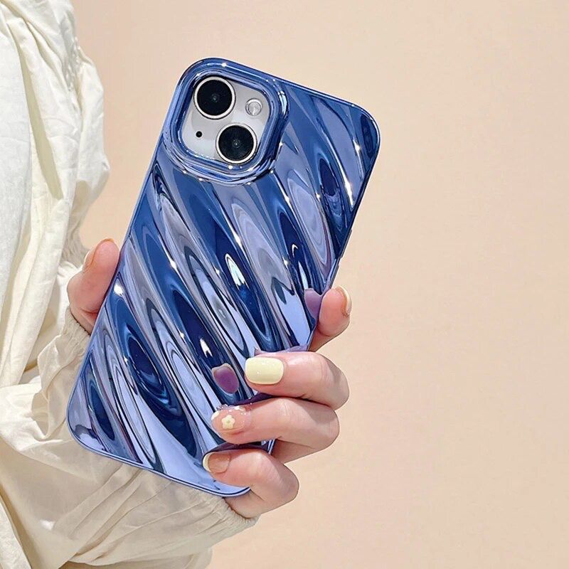 3D Glossy Textured iPhone Soft Case