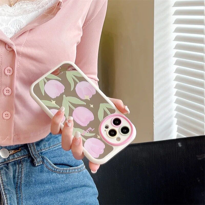 Tulip Mirror iPhone Silicone Soft Case