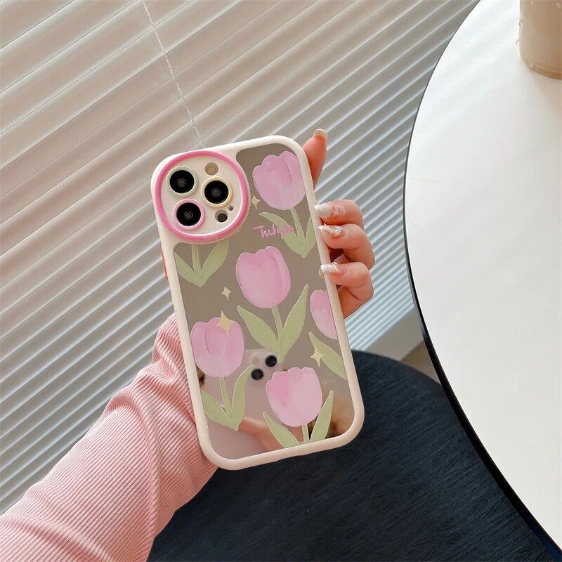 Tulip Mirror iPhone Silicone Soft Case