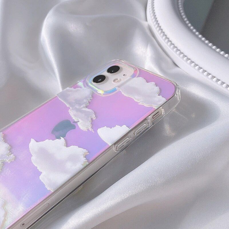 Luxury Cloud Holographic iPhone Case